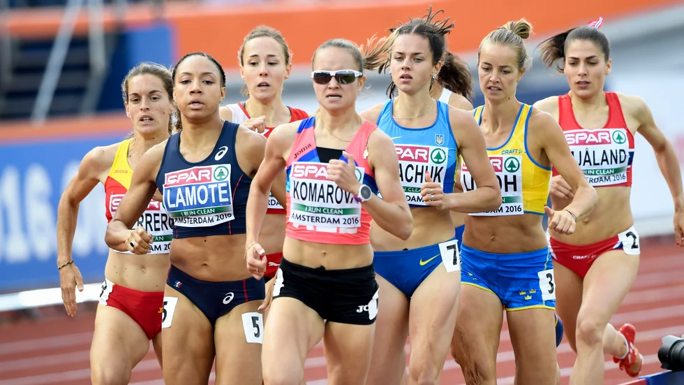 Lovisa Lindh tog brons i EM 2016, slagen av den nu dopningsavstängda Natalia Krol. Arkivbild.