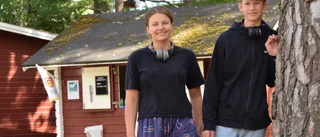 Ungdomar drev en kiosk på egen hand