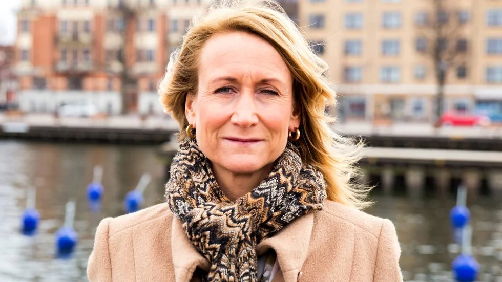 Anna Blom, vd för Länsförsäkringar Kalmar län, svarar på kritiken mot bolagets planerade husbygge i Västervik.