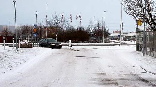 Olyckorna ställde till det på det stora vägarna men i Tornby var det betydligt lugnare.