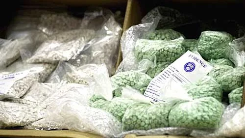 Ecstasy är en av de droger, som har börjat synas allt mer i Linköping. Detta syns i både tips och beslag, menar man på polisens gatulangningsgrupp. Foto: Pressens Bild