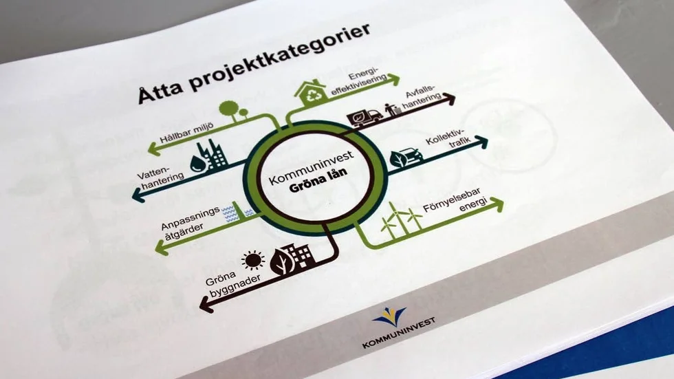 Vadstena kommun strävar efter att framtida investeringsprojekt ska uppfylla Kommuninvests krav för gröna lån.