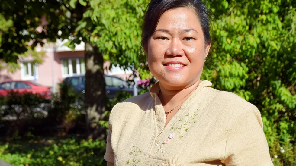 Rattanaporn Chotthaeesuksri arrangerar en Thaifest i Oskarshamn och hoppas att det kommer att komma över två hundra personer. Foto: Elin E Elmström