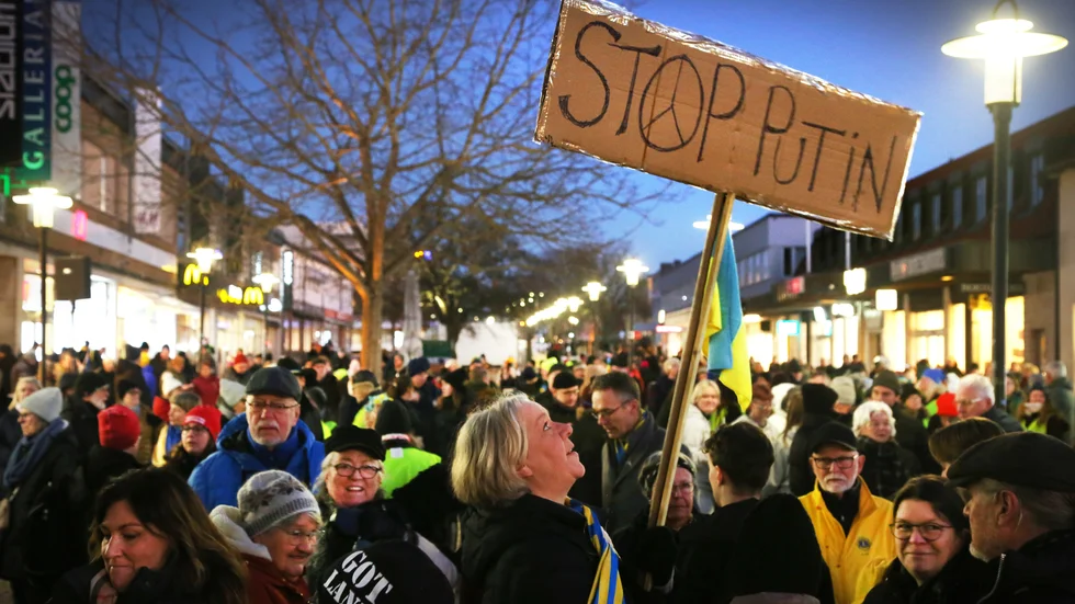 Flyktingmottagandet och engagemanget för Ukraina har varit stort på ön. Det märktes även under en tidigare manifestation för Ukraina i Visby.