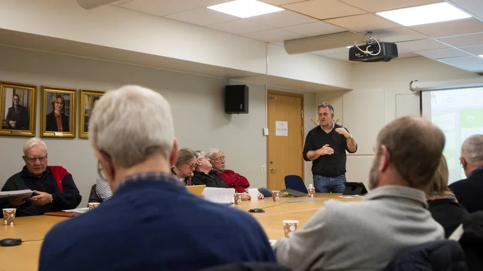 MÖTE. Utvecklingsstrateg Anders Bengtson informerade om de kommande projektidéerna.