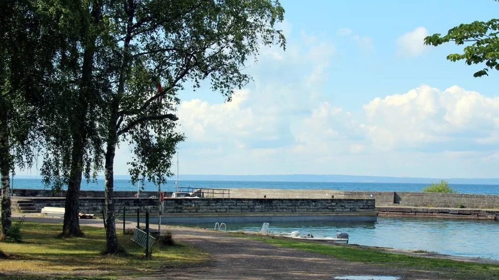 Hamnen i Borghamn.