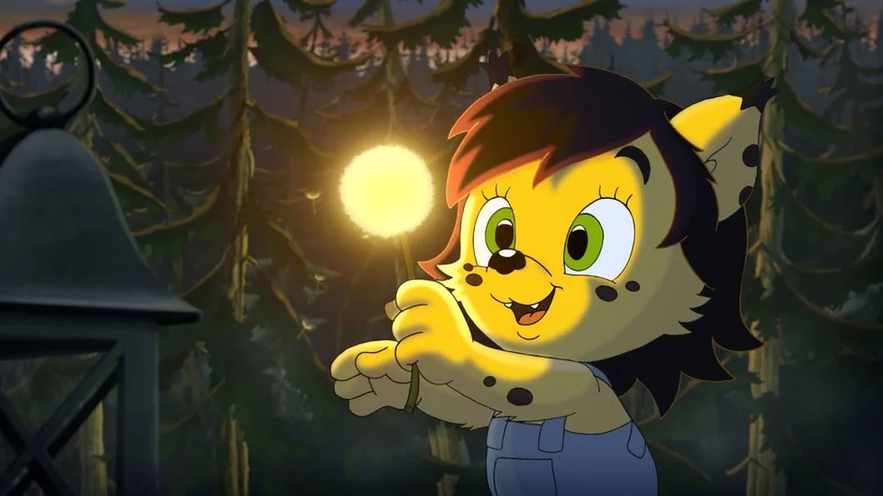 I "Bamse och häxans dotter" försöker lokattflickan Lova passa in bland resten av barnen utan att avslöja sina magiska krafter.