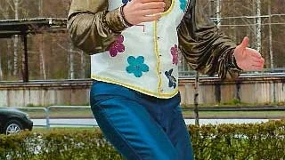 Clownen Roman bjöd på enkel men magísk underhållning inför en fängslad publik.