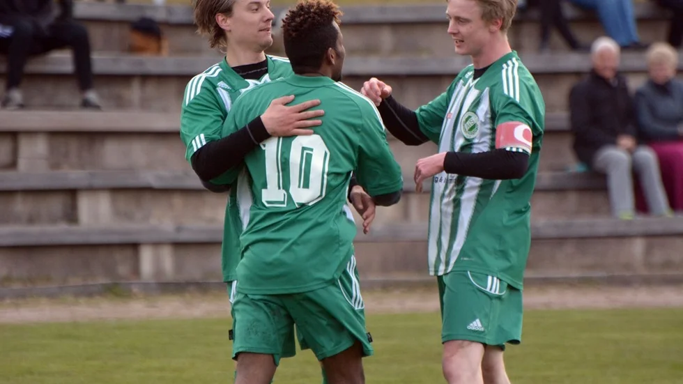 Ankarsrums IS tog en efterlängtad seger i derbyt mot Hjorted/Totebo