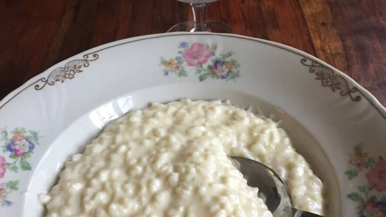 Ibland är middagen gröt.