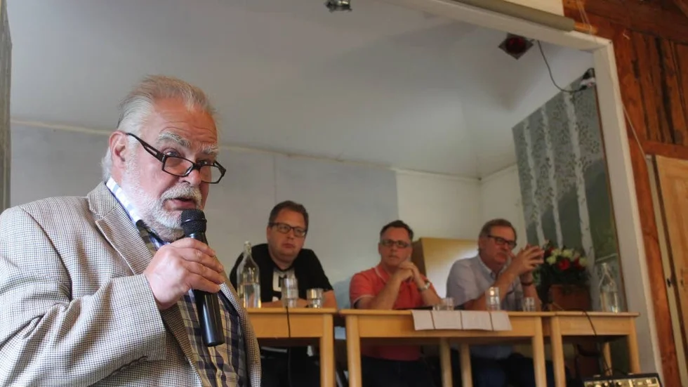 Bygderådets starke man Lars-Inge Schedenborg agerade konferencier