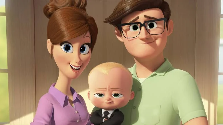 Den nya bebisen blir snabbt mammas och pappas gullegris i "Baby-bossen".