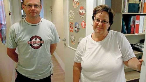Tommy Wigren och Britt Sorpola har förhandlat färdigt med kommunen.