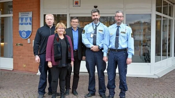 Patrik Oldin och Anders Pleijel träffade Ulf Bowein, Rosie Folkesson och Lars Rosander för att diskutera polisnärvaron.