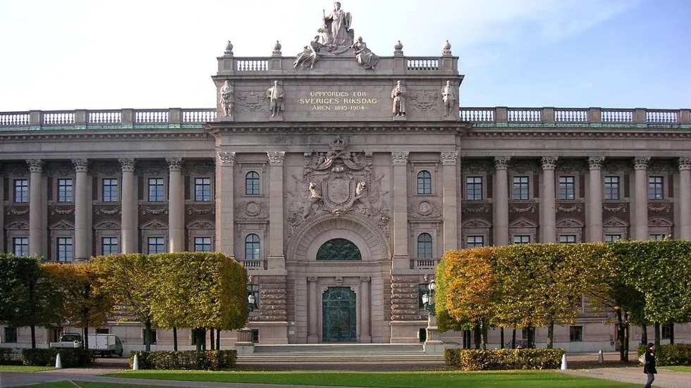 Sverige riksdag. Imponerar inte.