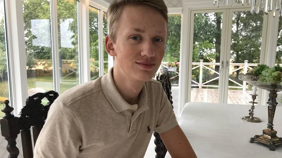 Emil Karlsson är sångare. Nu har han fått Linköpingsmusikernas musikstipendium på 5000 kronor.