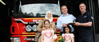 Hakam prisades för hjältemodig insats