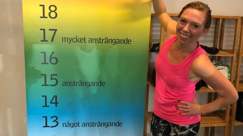 Jessica Grederup menar att det räcker att höja pulsen två, tre gånger i veckan och röra på sig i vardagen.