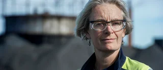 Mast blåste ner på SSAB