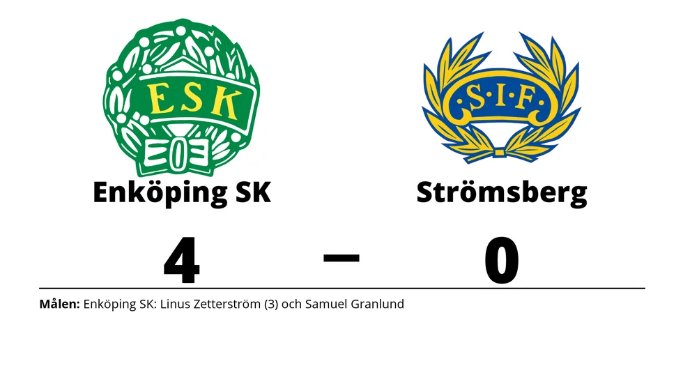 Enköpings SK FK vann mot Strömsbergs IF