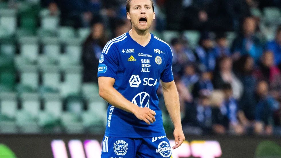 Daniel Stensson var inte med i Gif Sundsvalls trupp i måndagens match. 