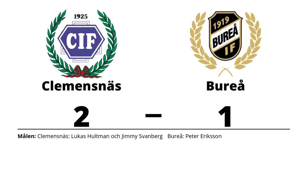 Clemensnäs IF vann mot Bureå IF