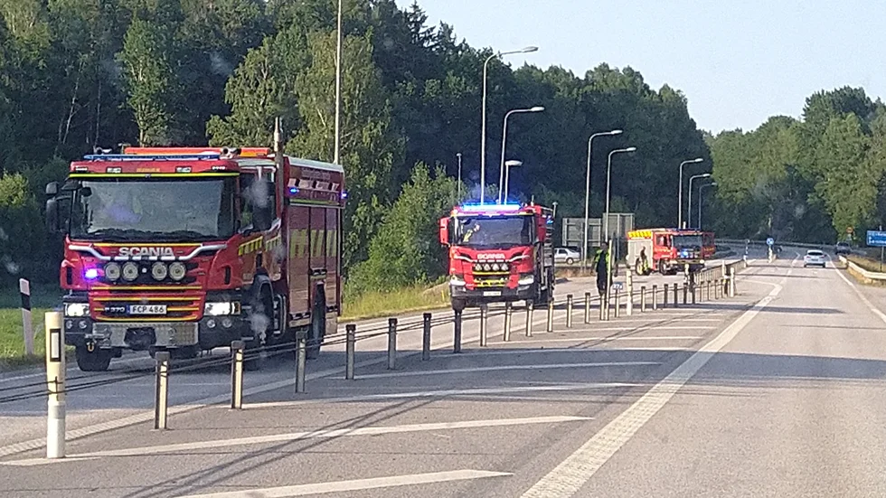 En läsarbild från platsen. 