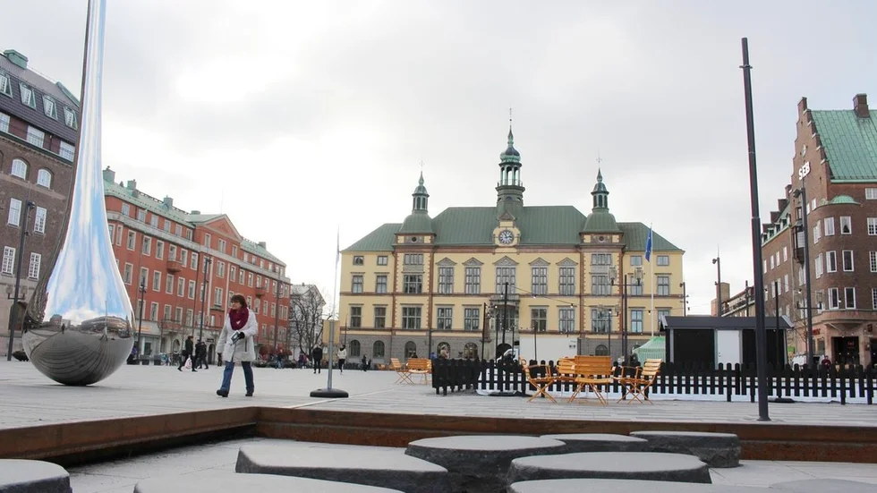 Eskilstunas stadskärna nominerades, men vann inte pris som Sveriges bästa 2018.