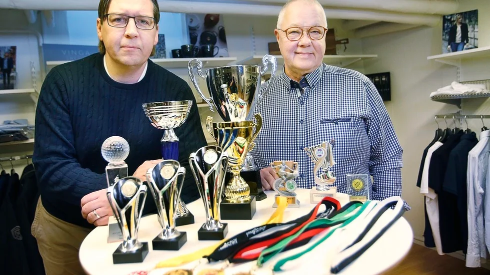Kenneth Huselius och Bo Vieweg driver Bowler Reklam AB.
