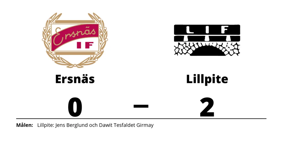 Ersnäs IF förlorade mot Lillpite IF
