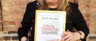 Selander prisades på feministisk visfestival