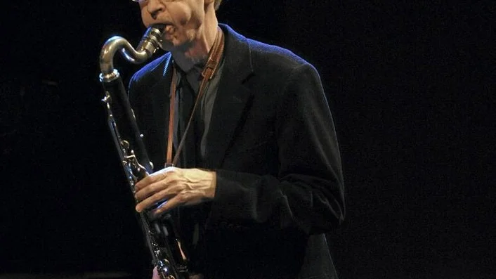 Stefan Wistrand på saxofon den 9 maj.