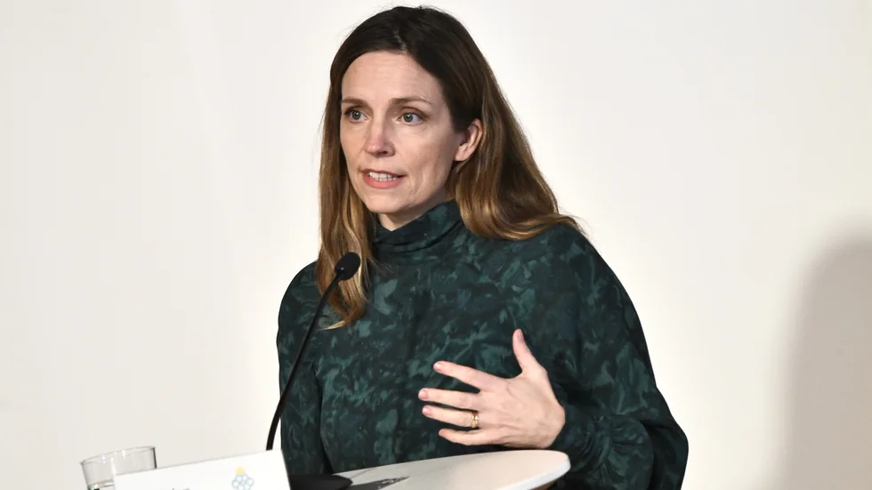Sara Byfors, avdelningschef vid Folkhälsomyndigheten. Arkivbild.