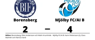 Tuff match slutade med förlust för Borensberg mot Mjölby FC/AI B