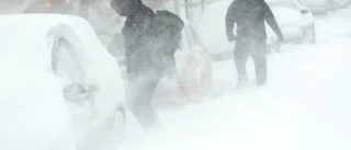 Snöovädret orsakar försenad tidningsutdelning