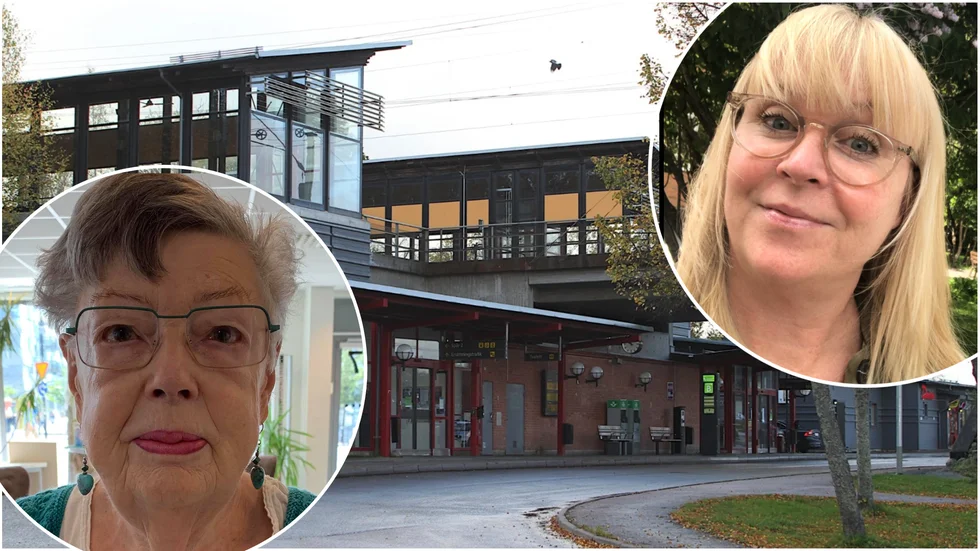 "Framför allt handlar det om att se människor och jag tycker om att göra det", säger Ulrica Ravinale (till höger) som erbjöd Maud Tullstedt skjuts hem från stationen när tåget var försenat.