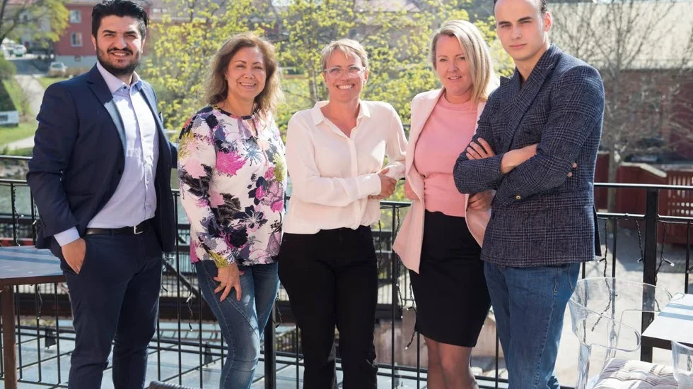 Karzan Ahmed, Roxana Guillen, Jannika Ahl, Sarah Böhlmark och Emanuel Fröberg.
