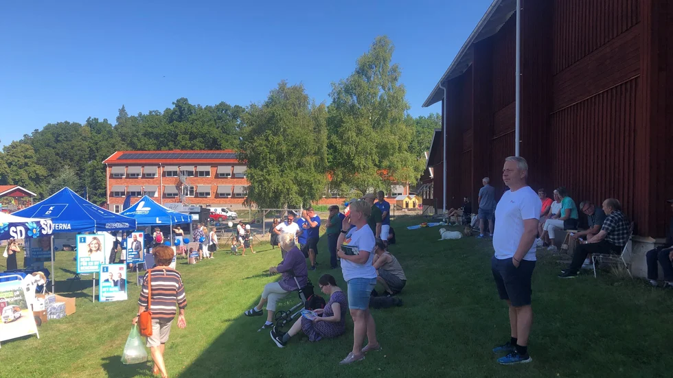 Hembygdsföreningen räknar med att Näshultadagen drar ungefär 2000 besökare på hela dagen.