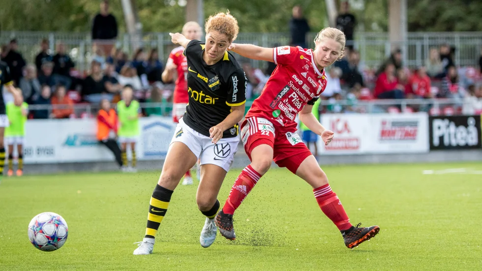 Piteå IF:s Hanna Andersson tvingades tacka nej till U23-landslaget på grund av sjukdom.