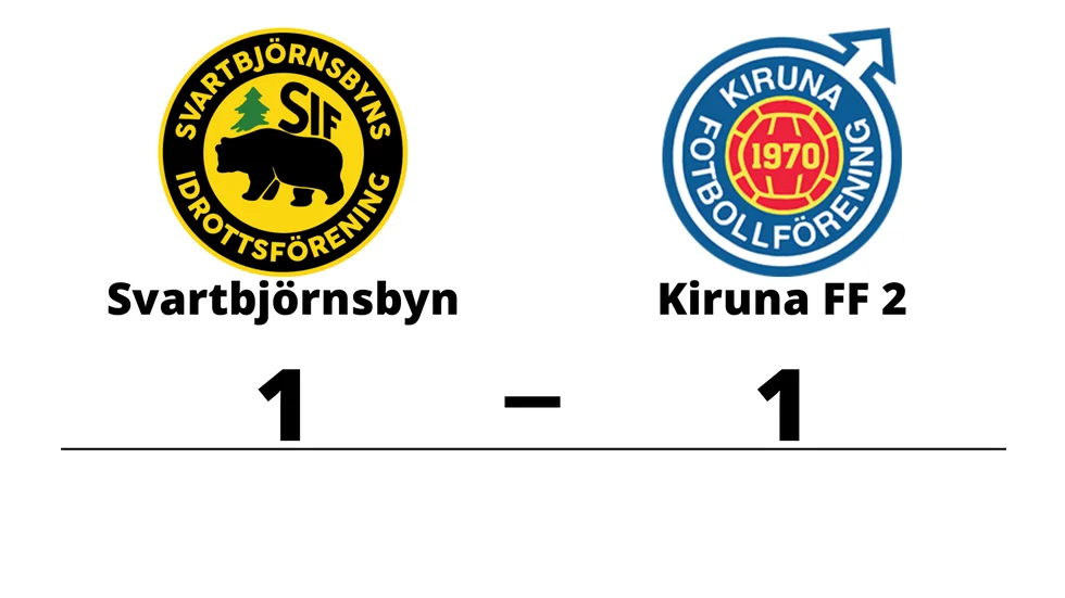 Svartbjörnsbyns IF spelade lika mot Kiruna FF 2