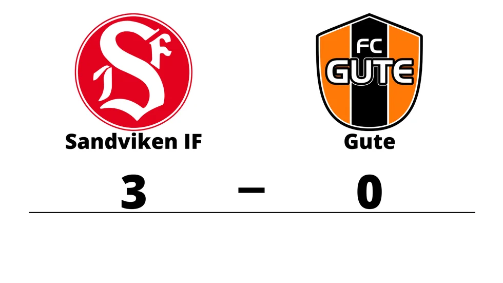 Sandvikens IF vann mot FC Gute