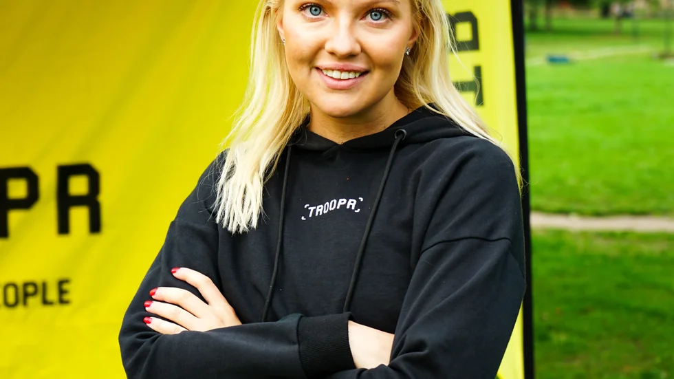 Carolina Westin är medgrundare och COO för Troopr. Ett av bolagen som ska vara med i årets säsong av Draknästet i SVT, där det handlar om att locka villiga investerare. 