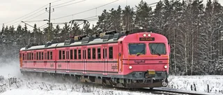 Ny rosa tåglinje trafikerar Nyköping