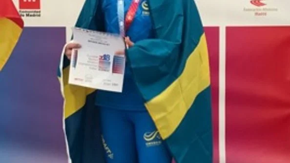 Linda Holmström tog hem bronset i femkamp då veteran-EM avgjordes i helgen.