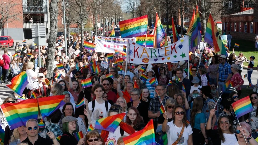 Centerpartiet deltog i årets Pride.