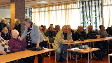 Konferenslokalen Scirocco på Nordan var i det närmaste fullsatt när Villaägarnas riksförbund i dag kallade såväl egna medlemmar som andra intressenter till möte i Malmberget för att diskutera boendesituationen.