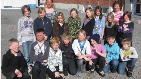 Övre raden: Emma Sundqvist, Paulina Nilsson, Ulrika Hendel, Hanna Sundberg, Julia Skott, Julia Thomelius, Emilia Sundberg, Isabelle Sundström-Larsson, Ulrika Hagberg, Lina Rönnqvist-Strömberg. Nedre raden: Oskar Jacobsson, Martin Nordström, Linus Lindell, Gabriel Danielsson, Albin Sundqvist, Ludvig Selini, Eric Lindström och Joakim Henriksson.