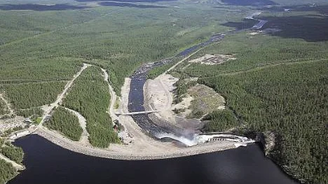 Letsi kraftverk lilla Lule älv. FOTO: magnus pehrsson