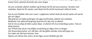Polisens uppmaning inför valborg