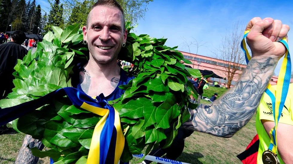 Daniel Björkman vann Scaniamilens herrklass.
